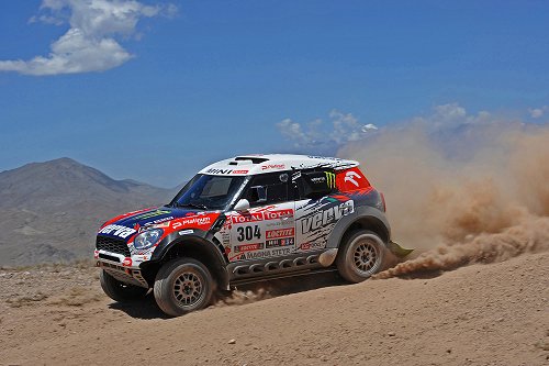 Erik van Loon en Gert Huzink super; MINI Holowczyc/Fortin wint van brute Hummer